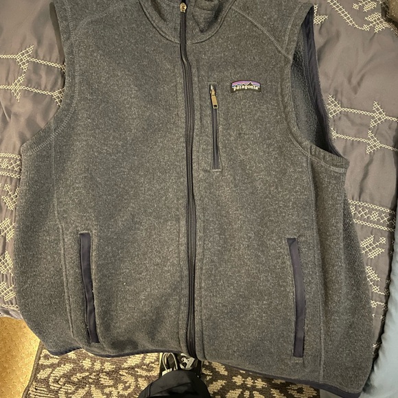 Patagonia Gray Men's Sweater Vest - Picture 1 of 2